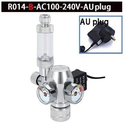 Neue DIY Aquarium CO2 Regler Elektromagnetische Ventil Blase Zähler CO2 Control System Aquarium CO2 Druckminderventil