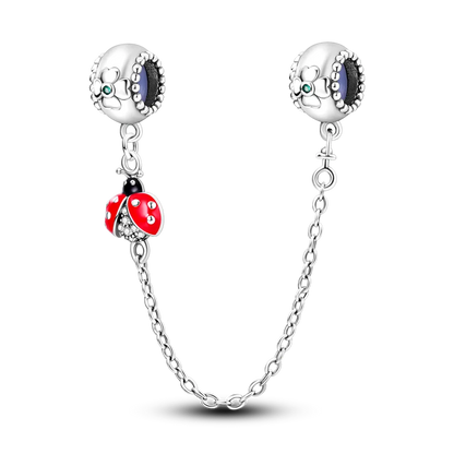 Silberverschluss, 925er-Sterlingsilber, CZ-Pflaster-Clip-Charms, Gänseblümchen-Perlen, Stopper, Sicherheitskette, passend für Original-Armreif, Schmuck-Clip
