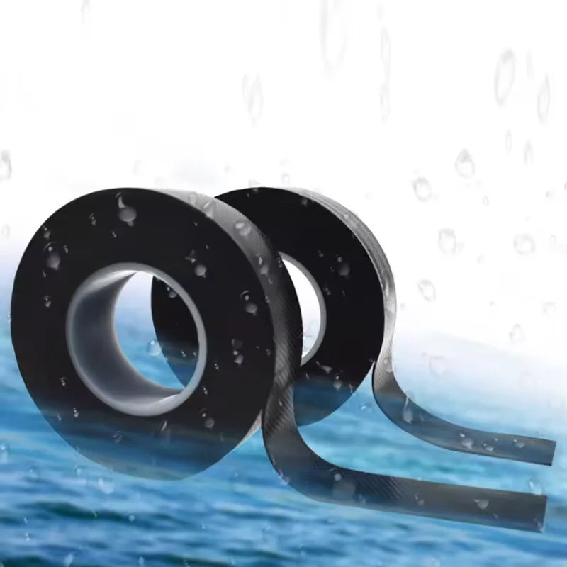 1PCS J20 Selbstklebendes Gummiband PVC Wasserdichtes Klebeband Gummi Isoliertes Klebeband Schwarz
