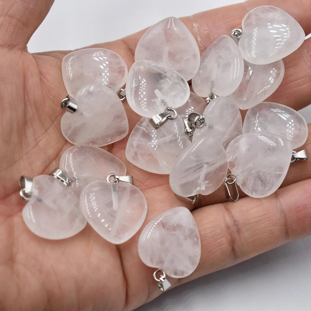 Großhandel 50 teile/los Mode 20mm herz naturstein amazonit charms anhänger für schmuck machen Kostenloser versand