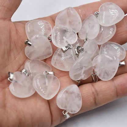 Großhandel 50 teile/los Mode 20mm herz naturstein amazonit charms anhänger für schmuck machen Kostenloser versand