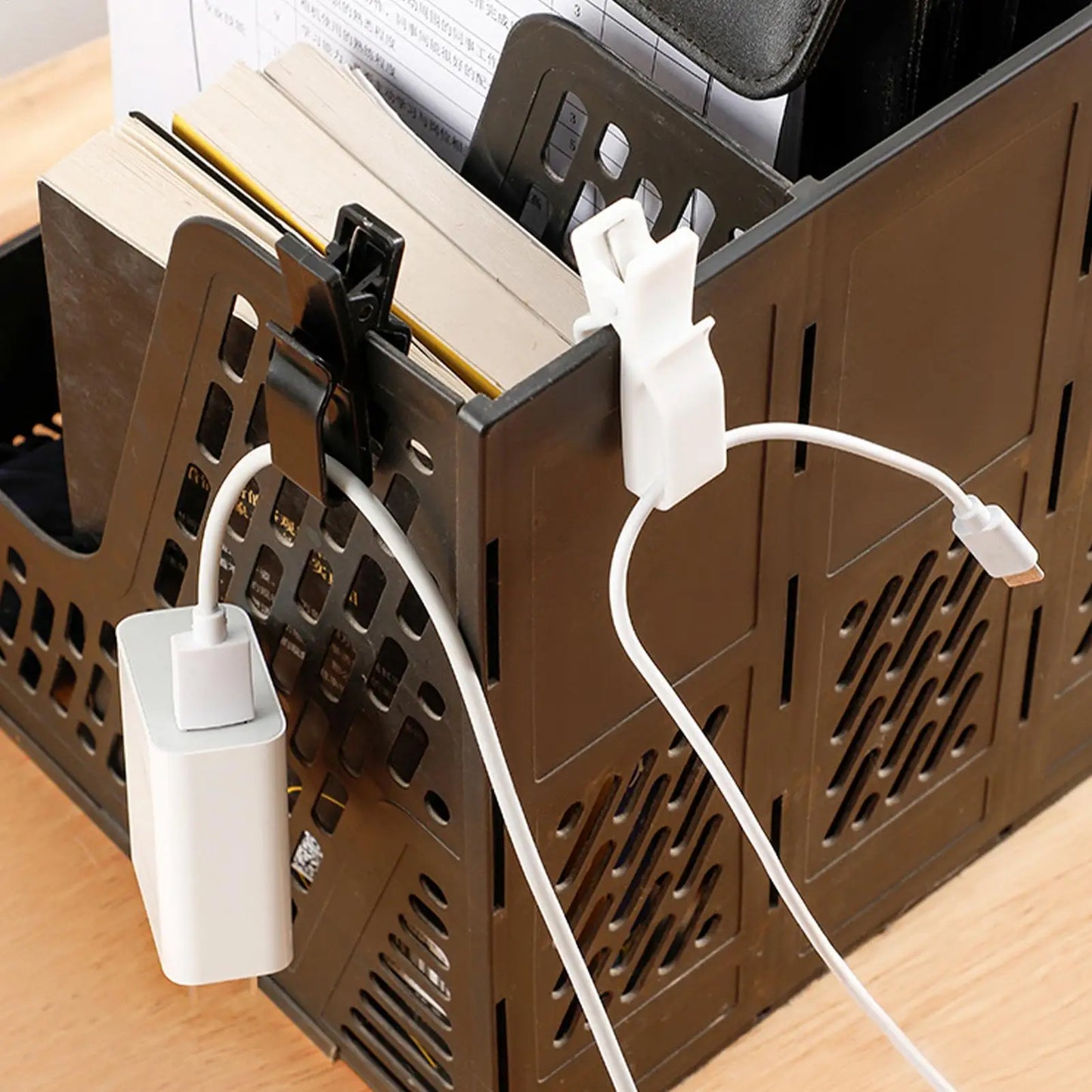 Kabelmanagement-Clips, 3-teilig, Silikon-Drahthalter, Organizer, Kabel-Organizer für Zuhause, Schreibtisch, Nachttisch, Nachttisch, Schlafzimmer