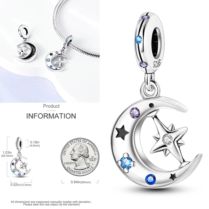 Charms aus 925er-Sterlingsilber, bunt, Sonnenblume, Hund, Jungen, Geschenkartikel, Schmetterling, Flugzeug, Erde, passend für Original-Anhänger, Schmuck, Make-up