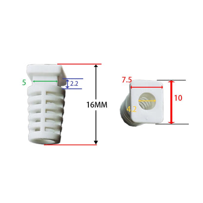 10 stücke 4,6/5,2/6mm Kabelverschraubung Stecker Gummi Zugentlastung Kabel Boot Schutz Draht Kabel Hülse power Tool Handy Ladegerät
