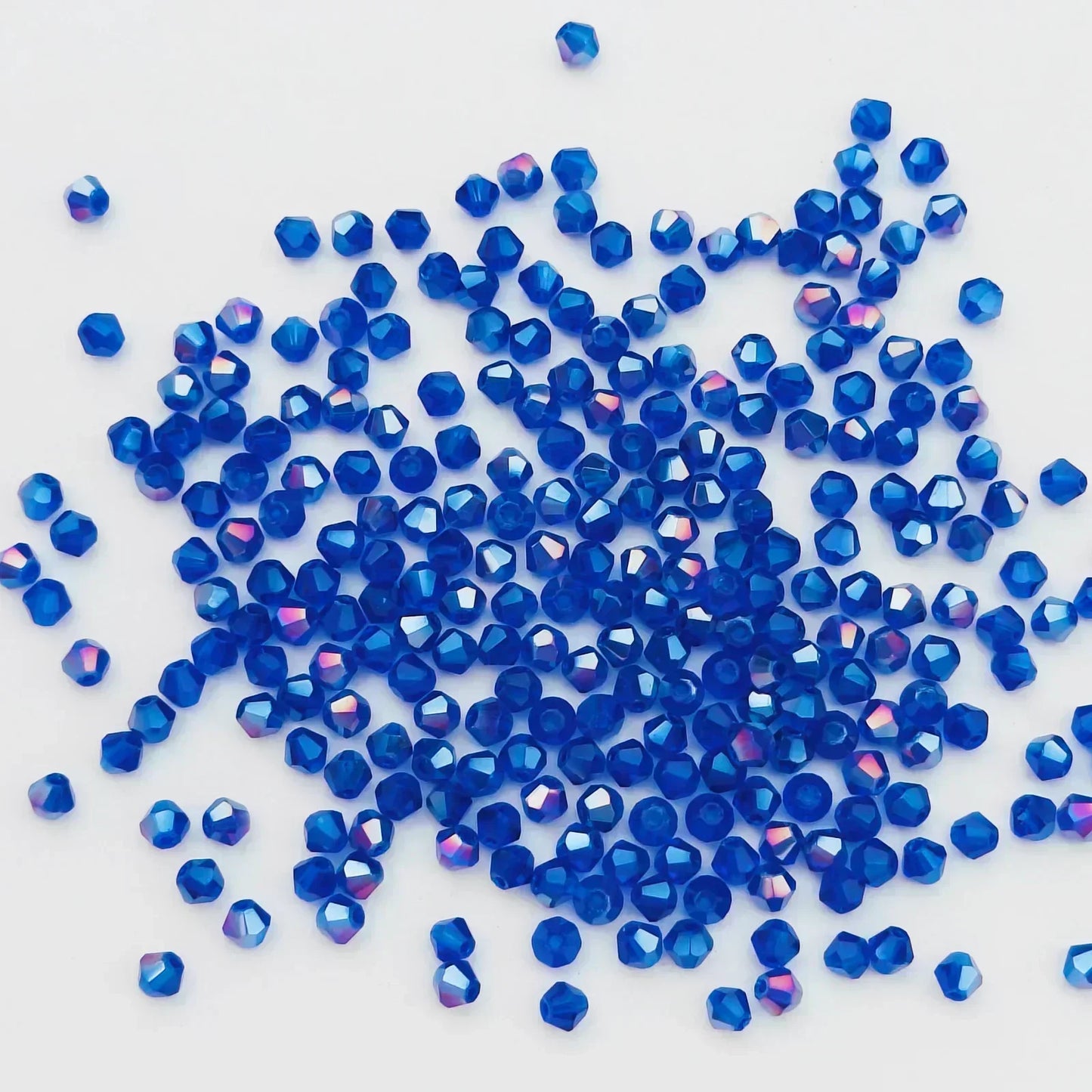 100pcs 4mm glänzende facettierte österreich Kristall perlen Bicone Perlen lose Spacer Perlen für Schmuck machen DIY Armband Halskette Anhänger