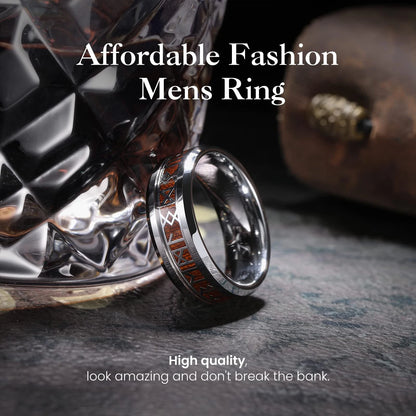 Mode Wikinger Baum des Lebens Edelstahl Abalone Muschel ringe für Männer Odin Norse Wikinger Runen ringe Retro Amulett Schmuck Geschenk