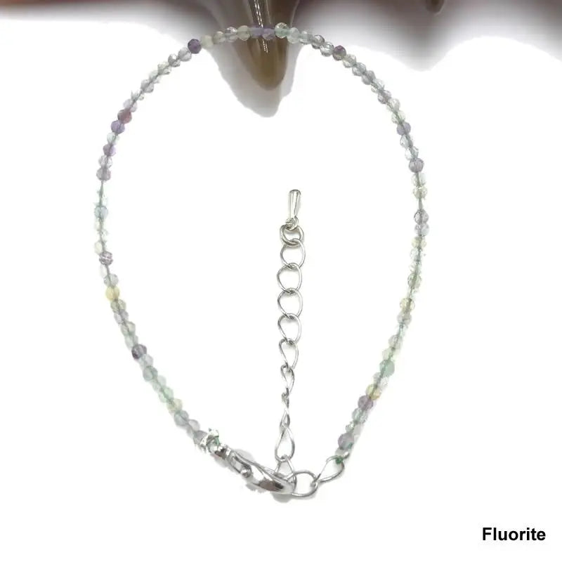 High Quality Natural Stone 2-3mm Handmade Micro Faced Beads Women's Agate Crystal Zircon Bracelet Jewelry Gift