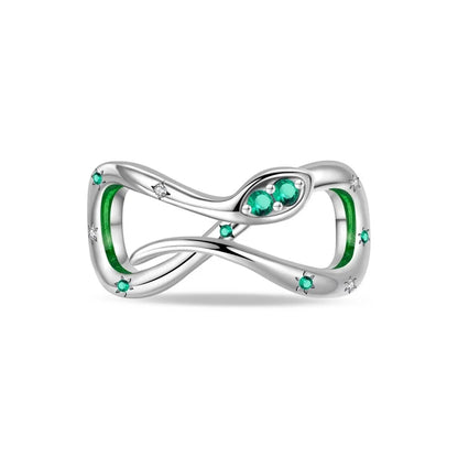 Romantische Schleifenperlen aus 925er-Sterlingsilber und herzförmiger, unendlicher baumelnder Charm, passend für Armbänder, schöne Schmuck-Accessoires, Geschenke