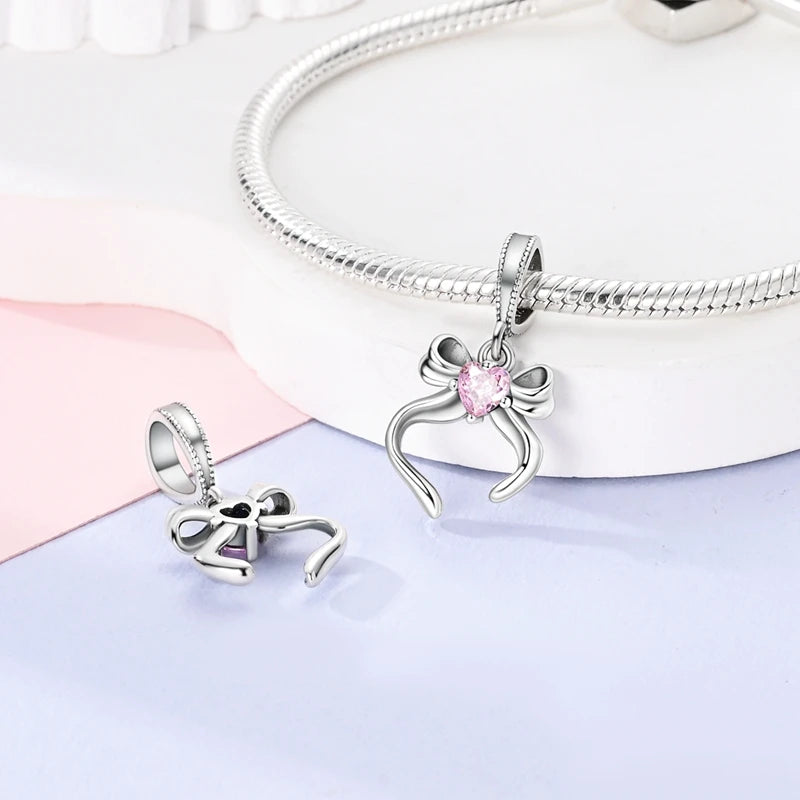 Heißer Verkauf 925 Silber Charms Perlen Schmetterling Serie Fit Original Armband Machen Edlen Schmuck Frauen DIY Geschenk