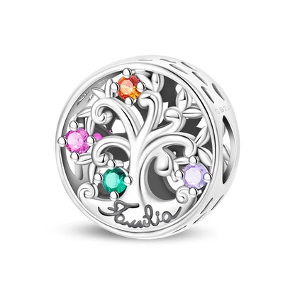 Niedlicher Raupenperlen aus 925er-Sterlingsilber, Schnecke und Bienen, vierblättriges Kleeblatt, baumelnder Charm, passend für Armbänder, bunte Anhänger-Geschenke