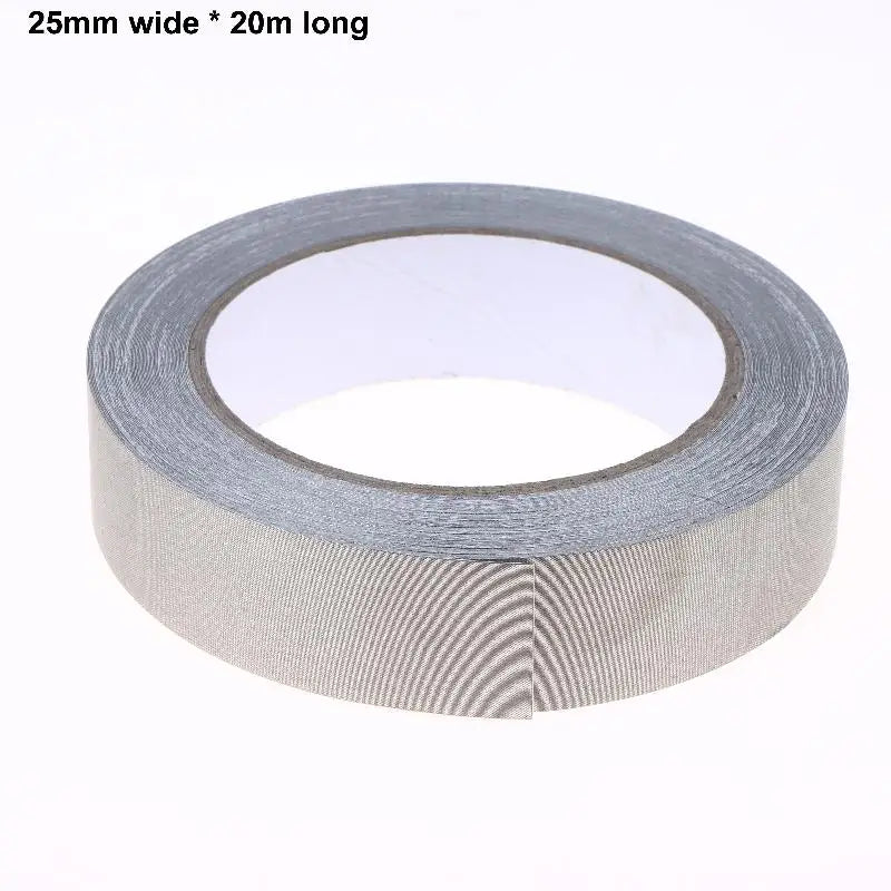Elektrisches Klebeband, doppelt leitfähiges Gewebeklebeband, 20 m, 5–50 mm Breite, einseitiges Klebeband zur EMI-Abschirmung für Laptops, Mobiltelefone, LCD-Bildschirme