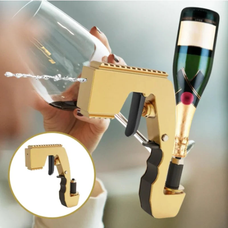 Champagner Gun Bier Gun Shooter Wein Stopper Alkohol Gun Shooter Flasche Bier Spray Gun für Bachelor Party Hochzeit Festival Bar