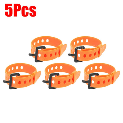 1-10Pcs Reise Gebunden Gürtel Langlebig Gummi Fracht Krawatte 30/45cm Unten Gepäck Wimpern Gürtel strap Camping Wandern Fracht Lagerung Gürtel Schnalle