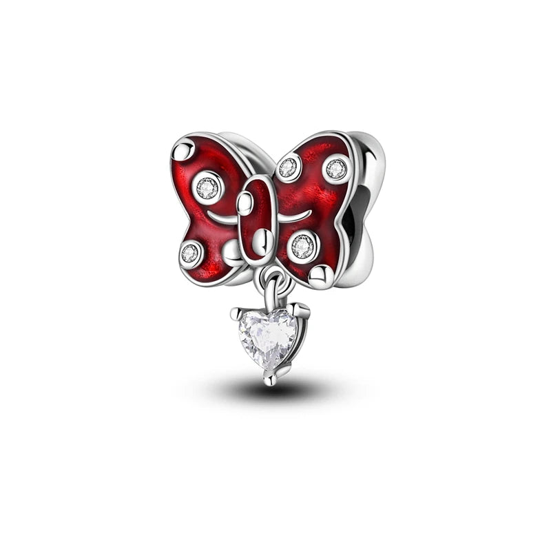 Heißer Verkauf 925 Silber Charms Perlen Schmetterling Serie Fit Original Armband Machen Edlen Schmuck Frauen DIY Geschenk