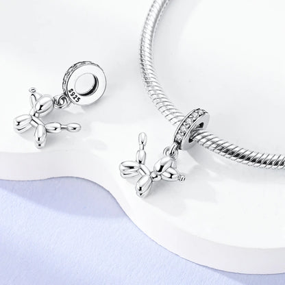 Neue Original Charms Perlen Anhänger 925 Sterling Silber Teddy Pudel Hund Katze Universal Schnalle Charms Fit Armband DIY Schmuck Geschenk