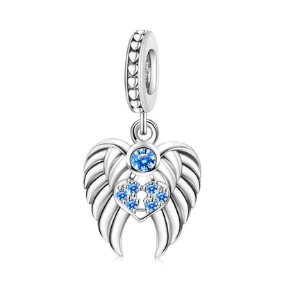 Blaue Serie aus 925er-Sterlingsilber, Eule, Schmetterling, Piratenschiff, Auto, Käfer, Clogs, Charm, passend für DIY-Armbänder, Halsketten, lustige passende Geschenke