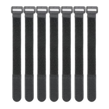 20 Stück wiederverwendbare Nylon-Kabelbinder mit Schnallenverschluss, selbstklebende Klettverschlüsse, Kunststoffbündelgurte, Befestigungsbänder, Kabelorganisator