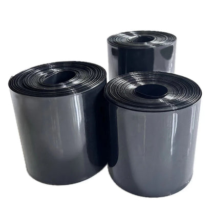 1kg schwarzer PVC-Schrumpf schlauch Li-Ionen-Batterie wickel Isolier folien hülsen rohr Schrumpf schlauch