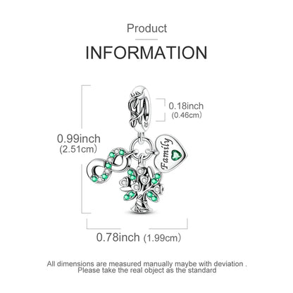 Neu im 925er-Sterlingsilber, grüne Charms, Perlen, Frosch, Kleeblatt, Schildkröte, Anhänger, Schmuck, passend für Original-925-Armbänder für Frauen, DIY-Geschenk