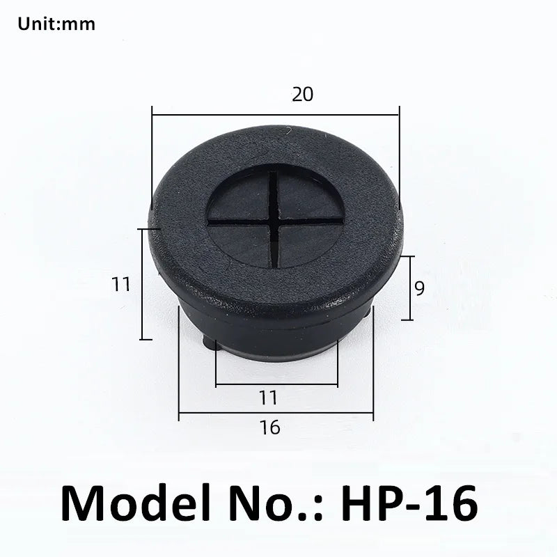 Spulenschutzspule, umweltfreundlicher Gummistopfenkopf, Kreuzschutzstopfen vom Typ HP, flammhemmender Stecker