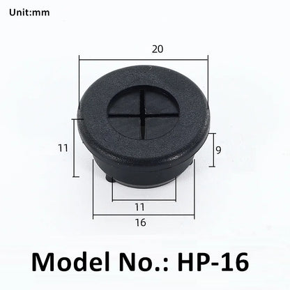 Spulenschutzspule, umweltfreundlicher Gummistopfenkopf, Kreuzschutzstopfen vom Typ HP, flammhemmender Stecker