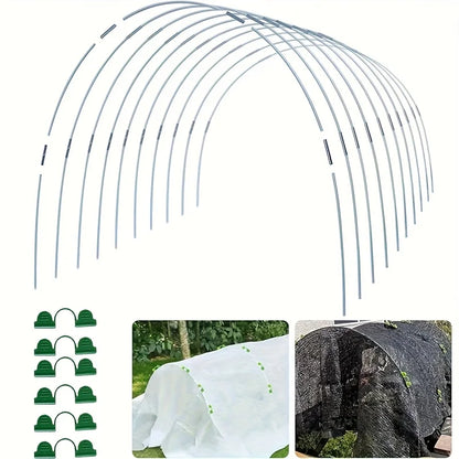122/61 DIY-Gewächshaus, Gewächshauskreis, Gartenstoff, rostfreier Glasfaser-Stützringrahmen, Pflanzenstütze, Gartenbedarf