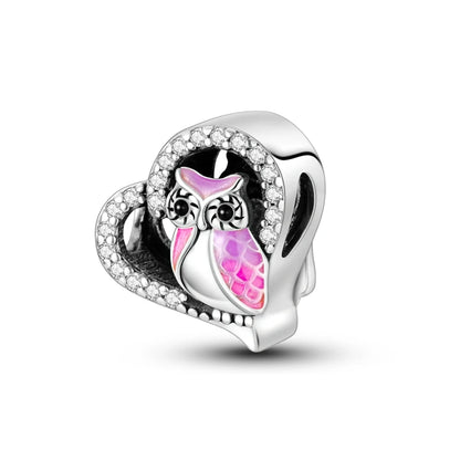 Neue 2025 925 Sterling Silber Charms Perlen Liebe Herz Rosa Original Charm Anhänger Fit Charm Armbänder DIY Schmuck Geburtstag Geschenk