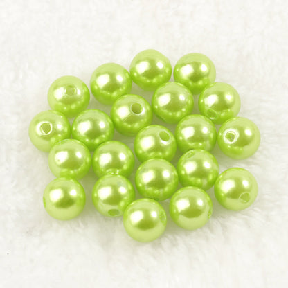 4mm 6mm 8mm 10mm Runde Imitation Perle Perlen Bunte Lose Kunststoff Acryl Spacer Perlen Für schmuck Machen Diy Armband Halskette