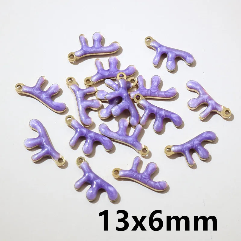 20 Stück 11x9mm Edelstahl Fisch Emaille Charms Anhänger Edelstahl DIY Schmuck Herstellung Zubehör Ergebnisse