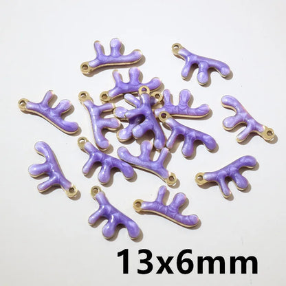 20 Stück 11x9mm Edelstahl Fisch Emaille Charms Anhänger Edelstahl DIY Schmuck Herstellung Zubehör Ergebnisse