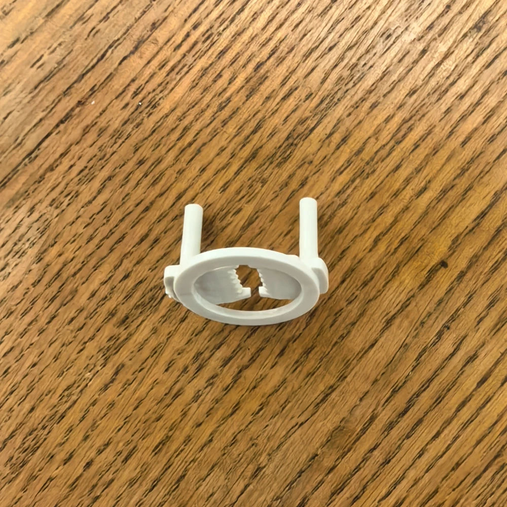 100 Stück Kunststoff-Haifischzahn-Kabelklemmen, Anti-Zug-Kabelgriffe, Clips, Drahtklemmen