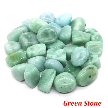 Natürliche Trommelstein-Heilkristalle, Malachit, Amazonit, Chiastolith, Probe, Energie, Mineral, Tank, Aquarium, Garten, Heimdekoration