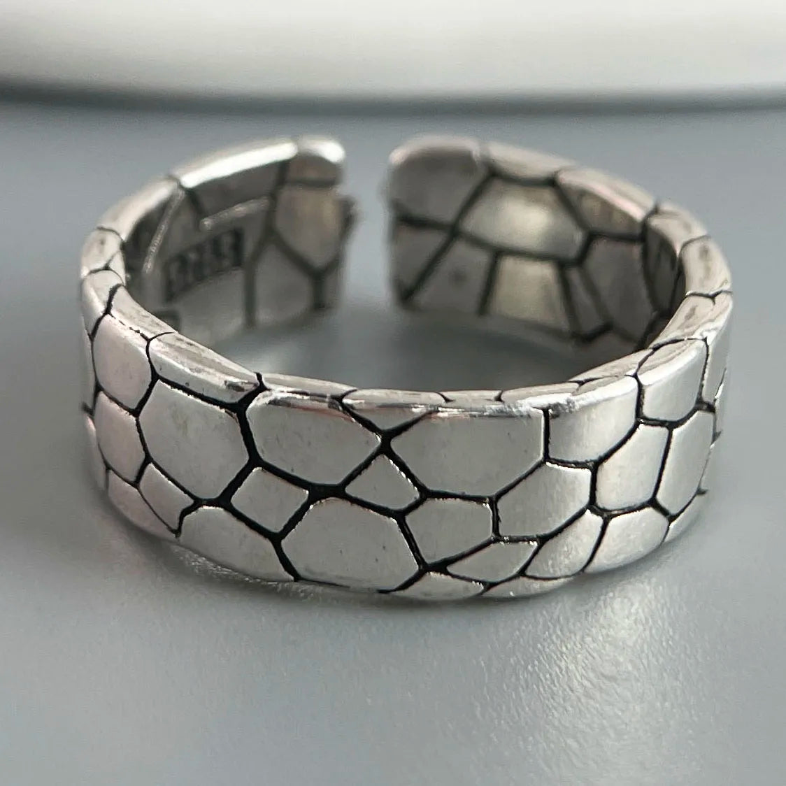 Ringe aus 925er-Sterlingsilber für Damen, Paare, minimalistisch, handgefertigt, schlicht, Retro-Blumen-Herz-Ring, edler Schmuck, Geschenk, verhindert Allergien
