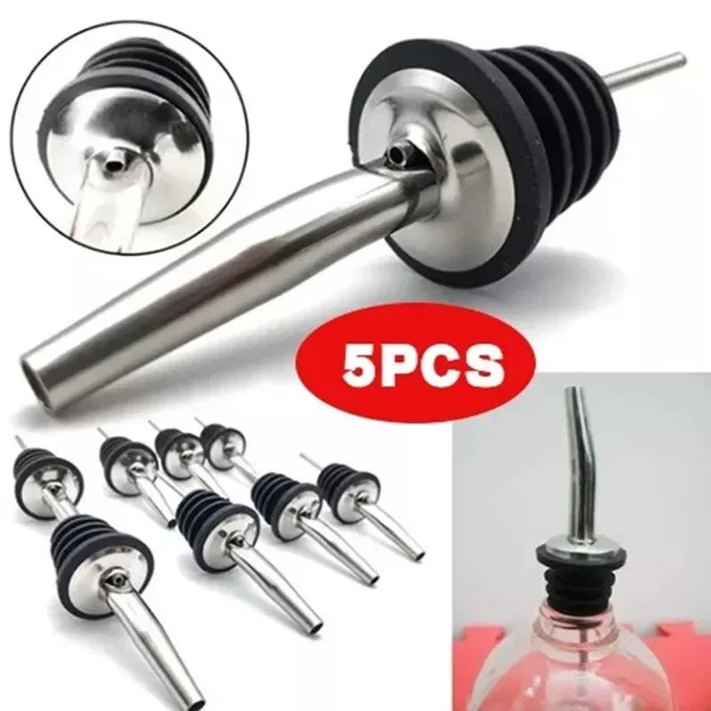 1/2/5 stücke Edelstahl Wein Gießen Wein Bar Cocktail Shaker Phantasie Shaker Mund Wein Flasche Stopper Ablauf flasche Stopper