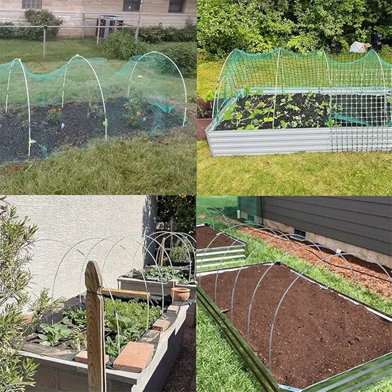122/61 DIY-Gewächshaus, Gewächshauskreis, Gartenstoff, rostfreier Glasfaser-Stützringrahmen, Pflanzenstütze, Gartenbedarf