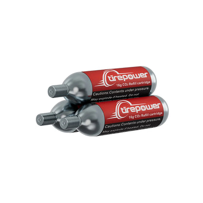16g CO2-Gewindekartuschen-Set für Fahrradreifenfüller mit Presta- und Schrader-Ventilen für 3/5/12/20 Stück für Mountainbikes und Rennräder
