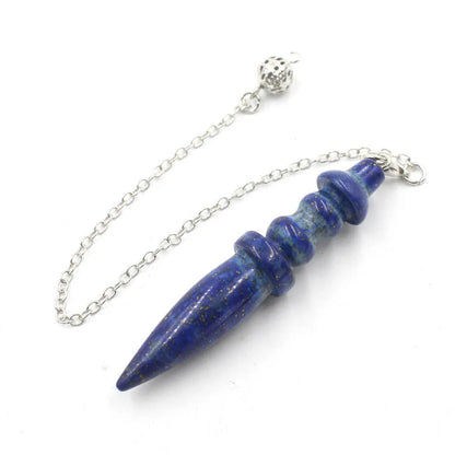 Naturstein heilsteine Anhänger ägyptischen Kristall Pendel für Weissagung Wünschelrute Reiki rosa klar Quarz Amethysten obsidian rosenquarzschwarz Onyx Pendel edelstein anhänger kristall anhänger amulett x130