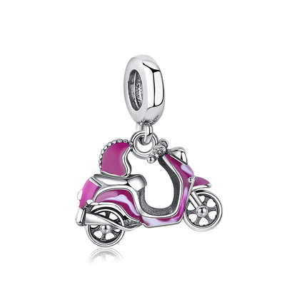 Original 100% 925 Sterling Silber Charm Bead Reise Taxi Motorrad Riesenrad Charms Fit Pandora Armbänder Frauen Diy Schmuck