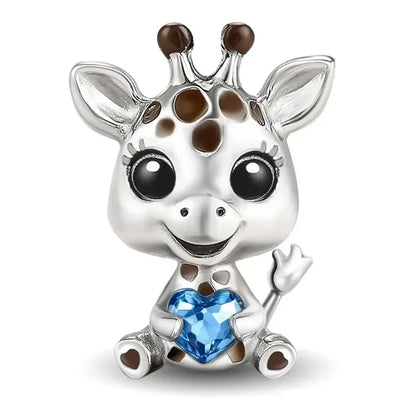 Charms aus 925er-Sterlingsilber mit Tierhantel, niedlicher rosa Hund, Perlen, passend für DIY-Armbänder, Armreifen, Geschenk von hochwertigem Schmuck