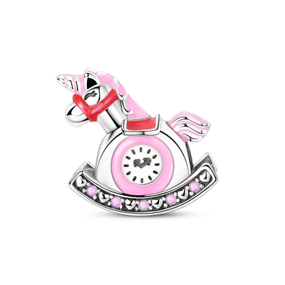 Vergnügungspark-Charm aus 925er-Sterlingsilber, Riesenrad, Achterbahn, Zirkus, Clown, Karussell, passend für DIY-Armbänder, Halsketten, Souvenir