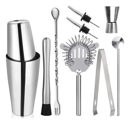 Professionelle Boston Shaker Bar Wein Tasse Barware Werkzeuge Barkeeper Kit Edelstahl Cocktail Mixer Martini Cocktail Shaker Set