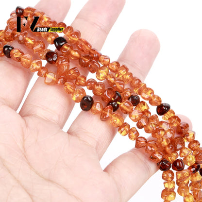 Naturstein Bernstein Runde unregelmäßige Rondelle Edelstein lose Perlen facettierte lose Perlen für Schmuckherstellung DIY Armband handgefertigt