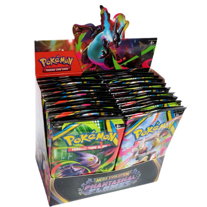 Englische Pokémon-Sammelkartenspiel MEGA Evolution Phantasmal Flames Sammelkarten Pokémon-Kampfkarten Geschenk für Fans