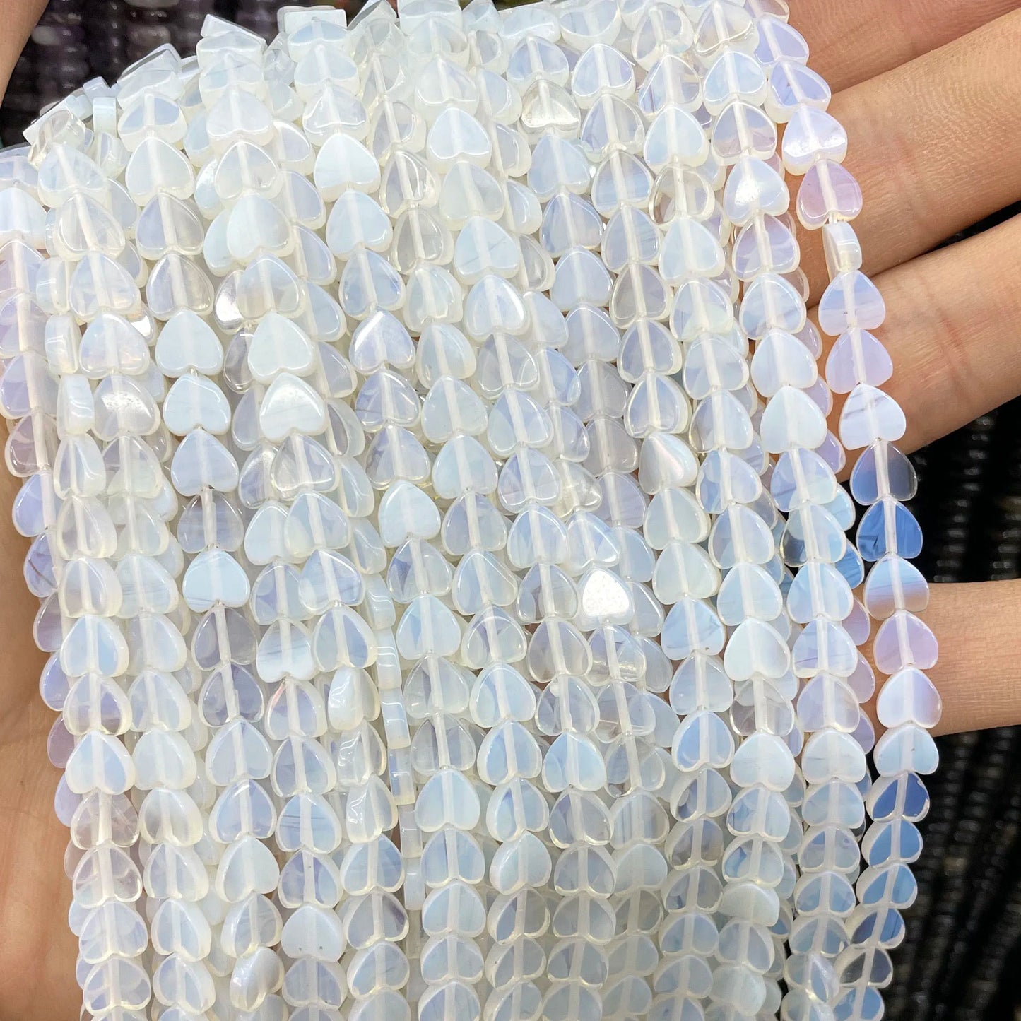 6MM Natürliche Herz Form Rubin Rot Chalcedon Lose Spacer Perlen Für Schmuck Machen DIY Armband Ohrringe Halskette Zubehör 7,5