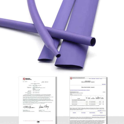 1~10m 2:1 Schrumpfschlauch Lila Durchmesser 1~50mm Wasserdichter DIY-Ummantelungsschlauch Kabelreparatur Polyolefin-Schlauch