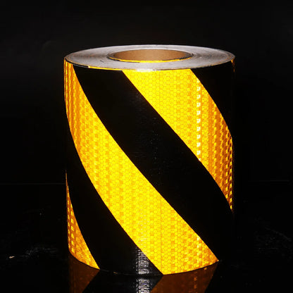 Gelbe Twill-Reflektorstreifen, wasserdichte Klebestreifen, Warnreflektoren, Auffälligkeitsaufkleber