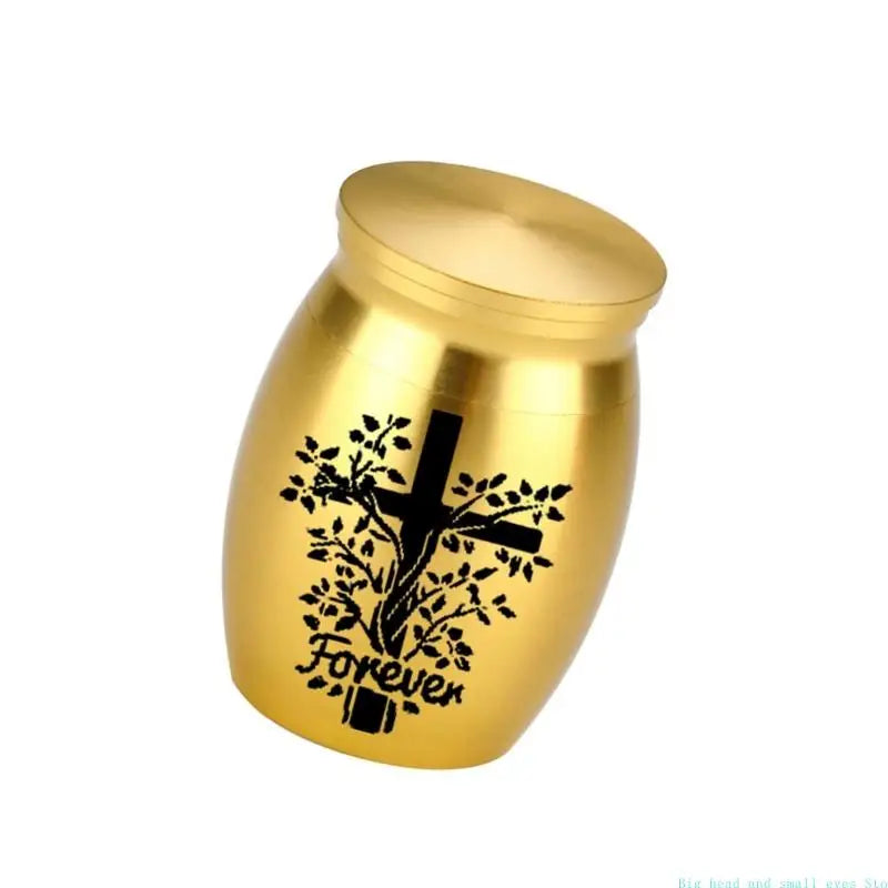 581c kreative Haustier -Einäscherung Schmuck Urne Sarg für Asche Sarg Urne Mini Jar