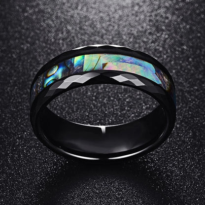 Mode Wikinger Baum des Lebens Edelstahl Abalone Muschel ringe für Männer Odin Norse Wikinger Runen ringe Retro Amulett Schmuck Geschenk