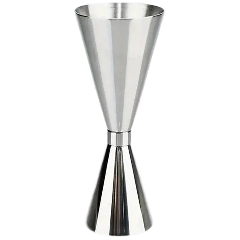 Edelstahl-Cocktail-Jigger, 30/60 ml, doppelseitiger Messbecher, Barkeeper, Werkzeug, Bar-Zubehör, Gold, Silber, Kupfer, 20/40 ml Becher