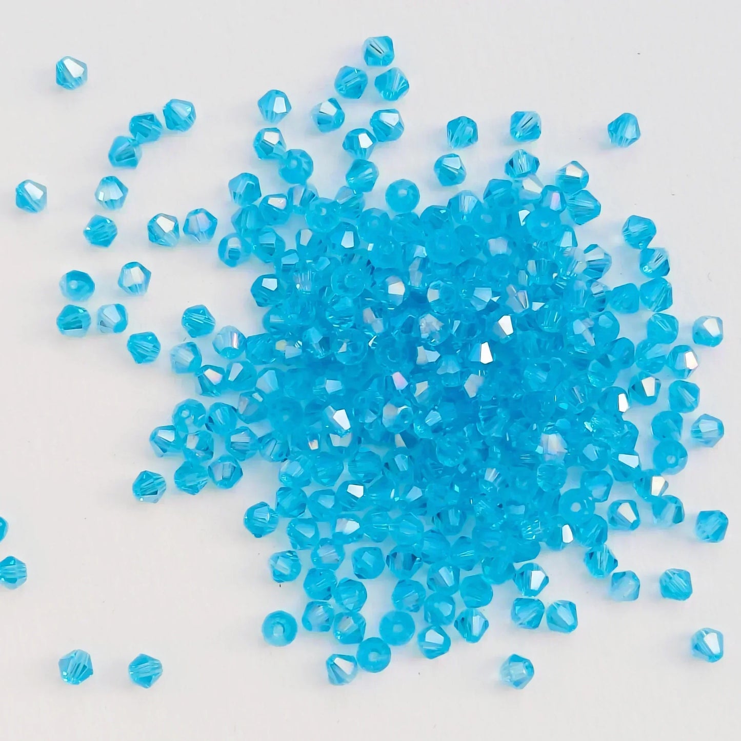 100pcs 4mm glänzende facettierte österreich Kristall perlen Bicone Perlen lose Spacer Perlen für Schmuck machen DIY Armband Halskette Anhänger